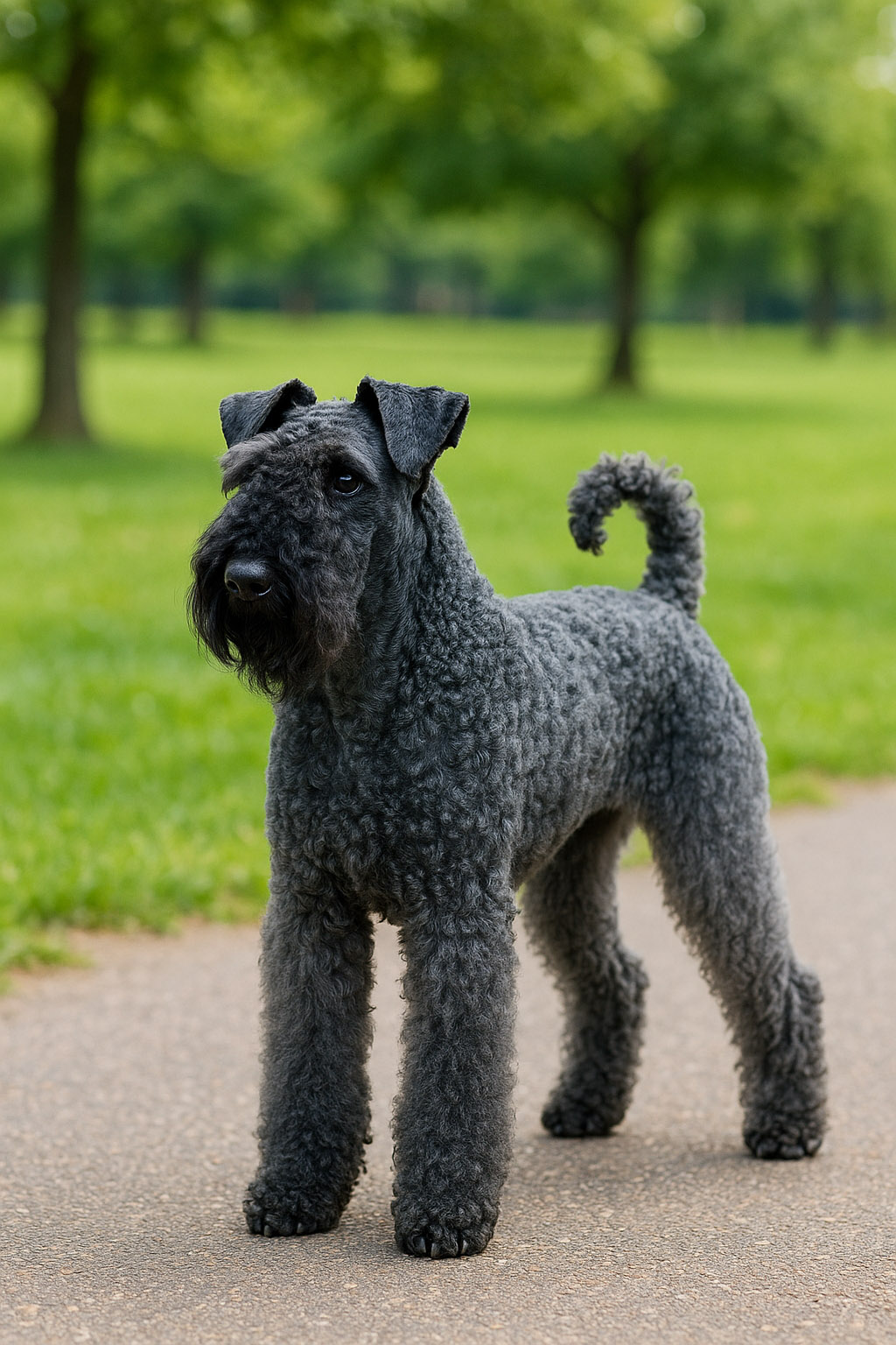 凱利藍㹴（Kerry Blue Terrier）