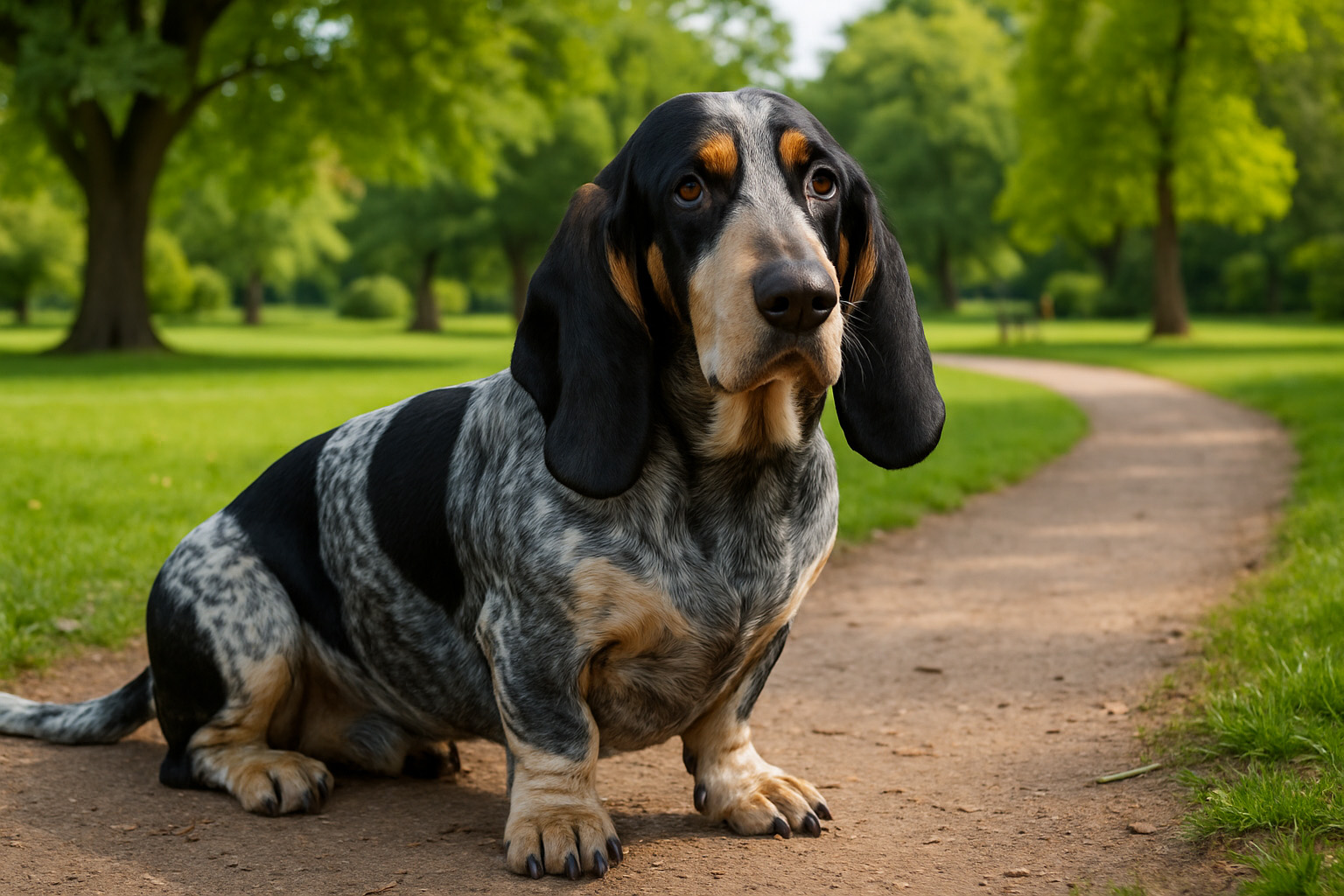 加斯科尼短腿藍犬（Basset Bleu de Gascogne）