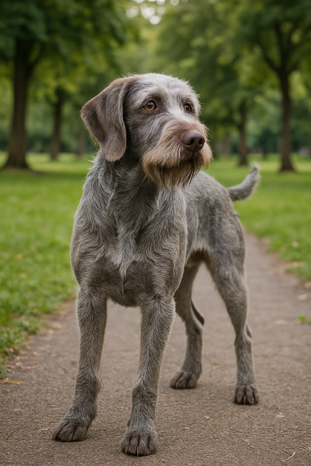 斯洛伐克硬毛指示獵犬（Slovenský Hrubosrstý Stavač，英文：Slovak Rough-haired Pointer，簡稱 SRHP）